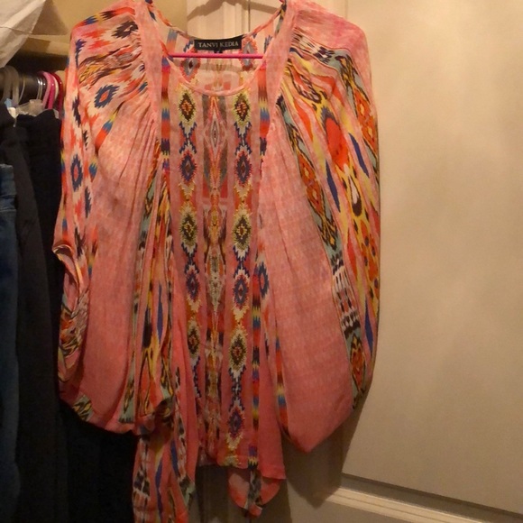 Shivali dolman Anthropologie S new pink - Picture 5 of 6